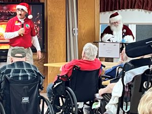 Santa at NH Veterans Home 