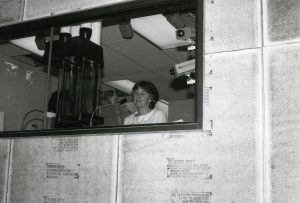 Gail at teller window