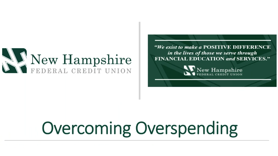 Click here to watch Overcoming Overspending