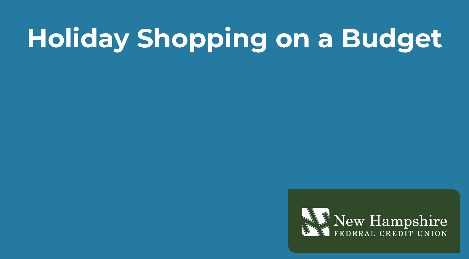 Holiday Shopping on a Budget