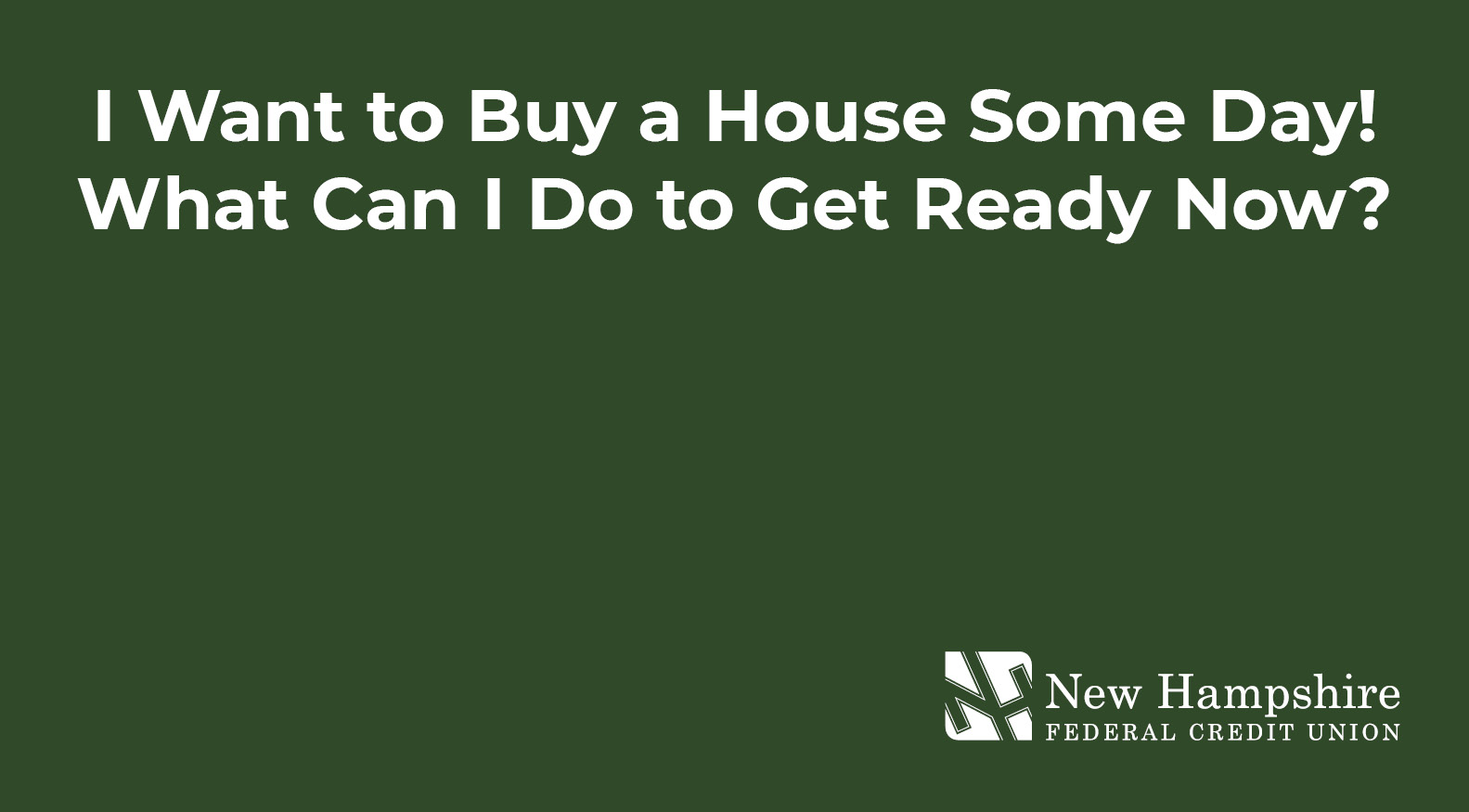 Get ready to buy a home - click to watch